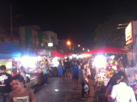 Weekend night market in Songkhla