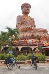 The big buddha statue about 10k in from the Thai-Malaysia border